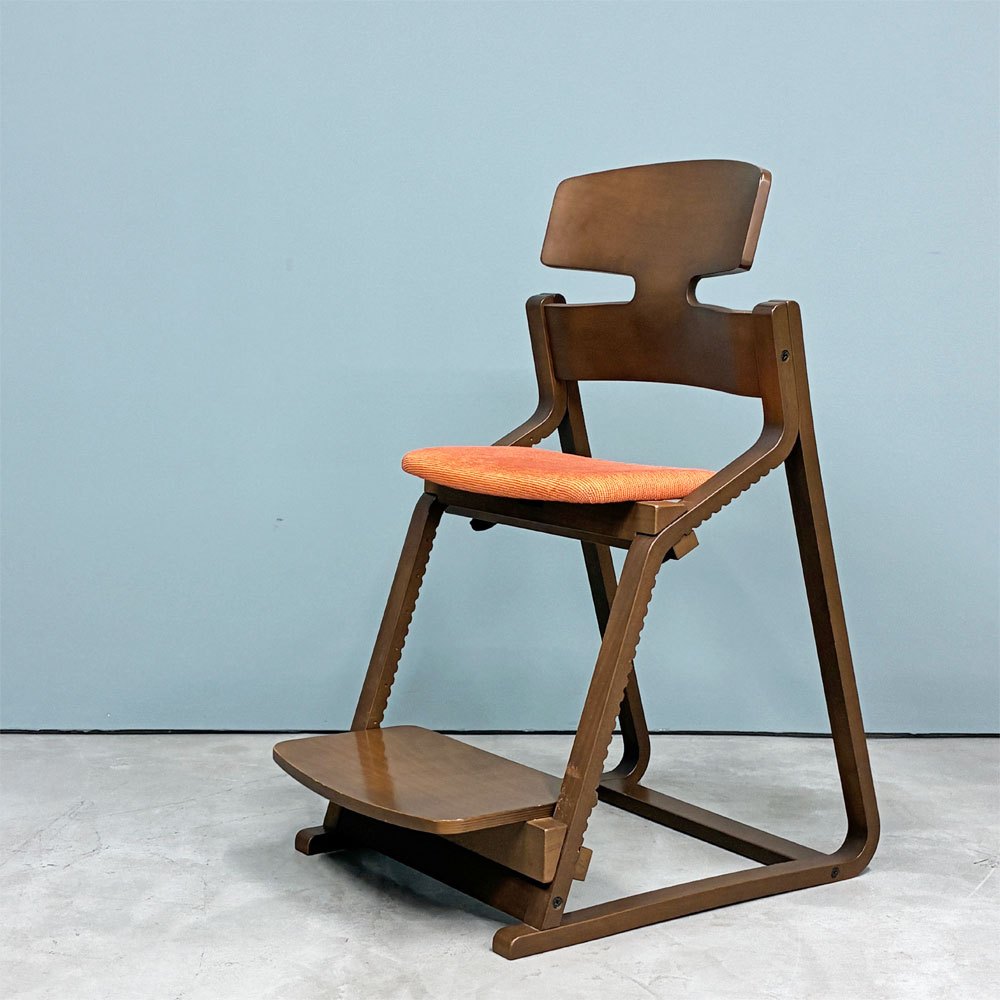 豊橋木工 TOYOMOKU アップライトチェア UPRIGHT CHAIR ビーチ材 ブラウンカラー ベビーチェア キッズチェア ◎
