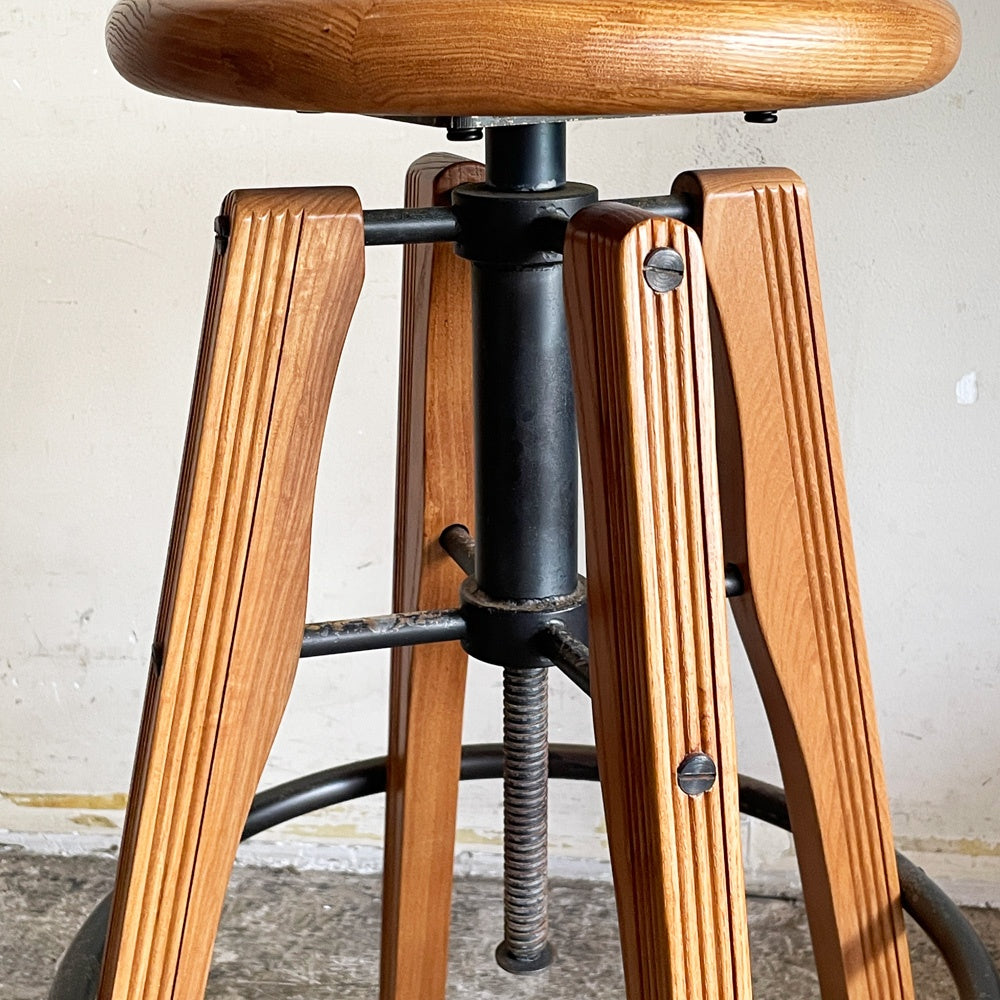 アクメファニチャー Acme Furniture アーヴィン スツール IRVIN STOOL high ハックベリー×アイアン インダストリアル 定価 ¥44,000- B ■