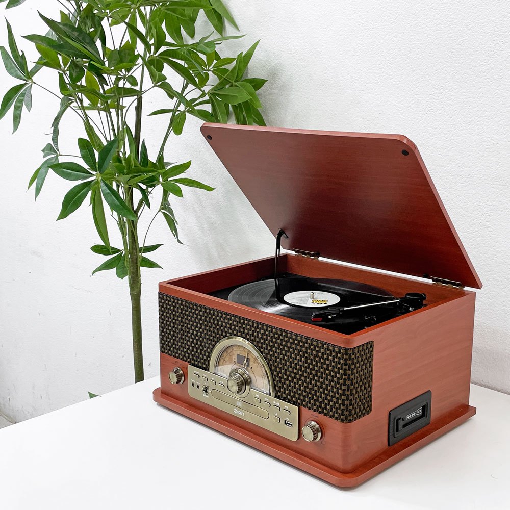 イオンオーディオ ION AUDIO オールインワンミュージックプレイヤー SUPERIOR LP レコード カセット CD ラジオ USB Bluetooth ●