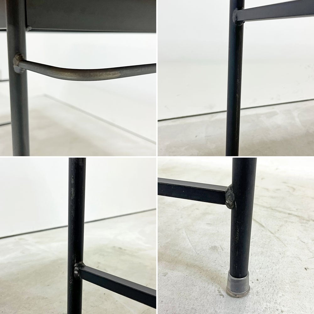 杉山製作所 ファクト L ワークテーブル FACT L WORK TABLE ダイニングテーブル W140cm 杉古材 アイアン インダストリアルデザイン ●
