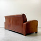トラックファニチャー TRUCK FURNITURE レザーソファ LEATHER SOFA 3シーター 牛革 ブラウン 参考定価￥610,000- 廃番 ●