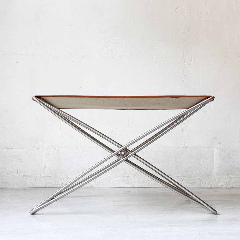 フレデリシア Fredericia ジェイジー フォールディングスツール JG Folding Stool コニャック レザー 折りたたみ デンマーク 北欧家具 ★