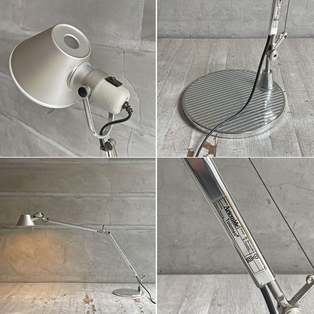 アルテミデ Artemide トロメオテーブル Tolomeo Table アルミ デスクライト テーブルライト ミケーレ・デ・ルッキ イタリア ♪
