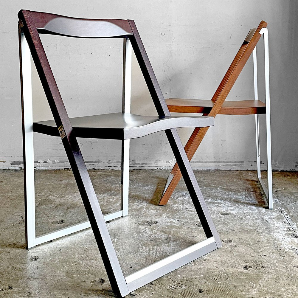 カリガリス Calligaris コヌビア connubia スキップ SKIP フォールディングチェア ビーチ材 ヴェンゲ色 イタリア ■