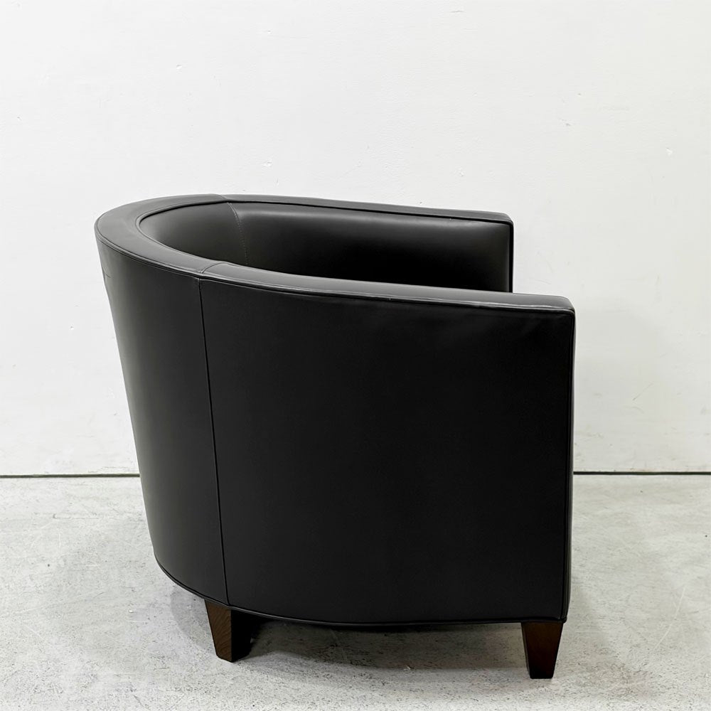 カッシーナイクスシー Cassina ixc. ノルマンディドゥー NORMANDIE II ラウンジチェア 1Pソファ 本革 ダークブラウン フィリップユーレル  ●