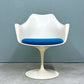 ノル ノール Knoll サーリネンコレクション チューリップチェア アームチェア ダイニングチェア ビンテージ ホワイト 座面クッション交換済み エーロ・サーリネン 参考定価￥520,300- ◎