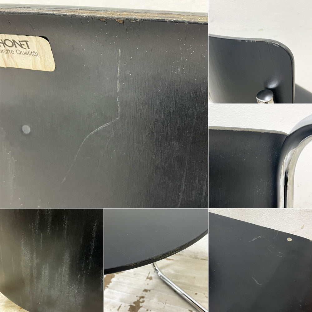 トーネット THONET S43 キャンティレバー CANTILEVER ダイニングチェア マルト・スタム ビンテージ ●