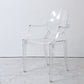 カルテル Kartell ルイゴースト LouisGhost アームチェア クリスタル スタッキング フィリップ・スタルク Philippe Starck イタリア ●