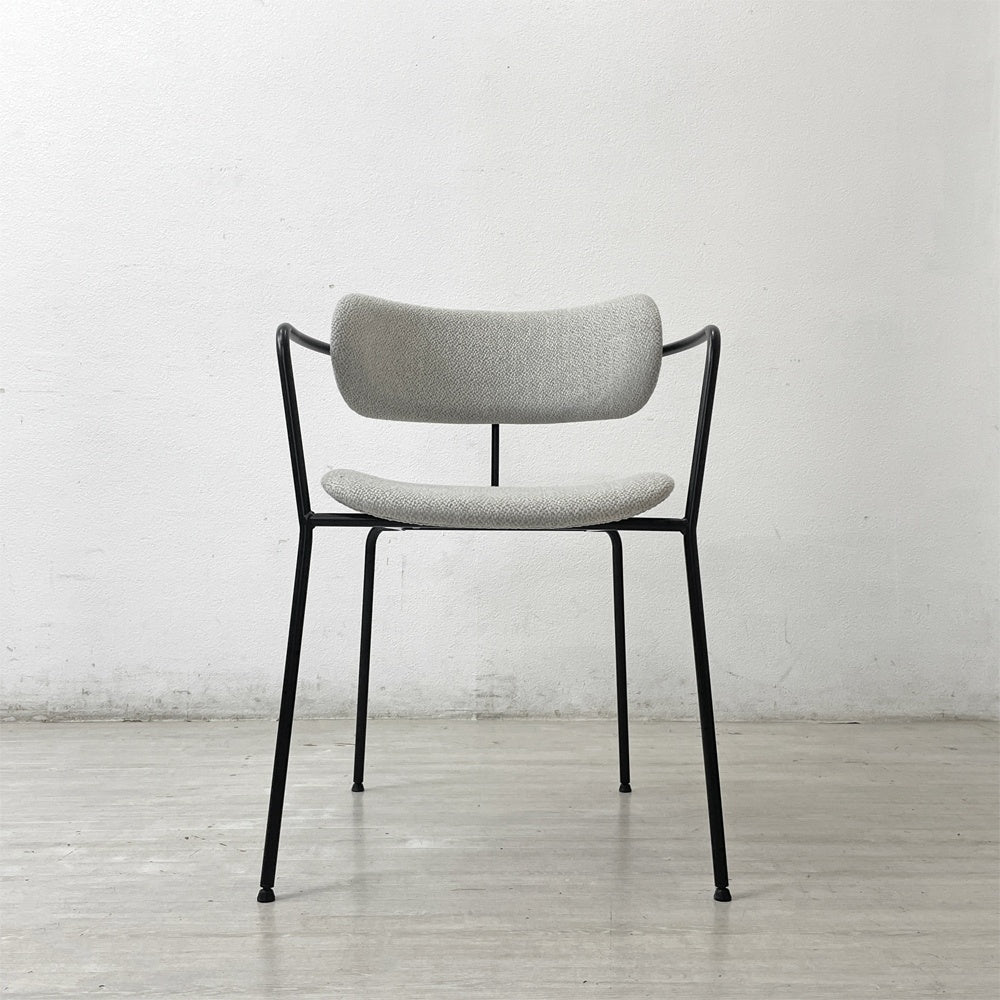 ワークプラス Work Plus ホアカチェア HOAKA CHAIR アームチェア スタッキング スチールフレーム ファブリック グレー アスプルンド取扱 B ●