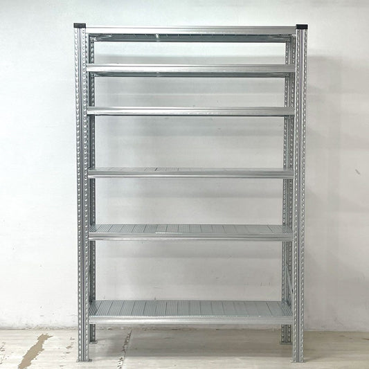 メタルシステム METALSISTEM スーパー123 SUPER123 シリーズ スチールシェルフ TIER STEEL SHELF Ｗ142.7×Ｄ40×Ｈ213 6段 ●