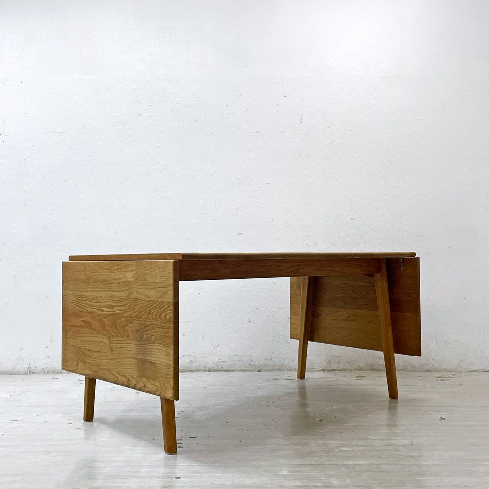 カールハンセン＆サン Carl Hansen & Son CH006 バタフライテーブル ドロップリーフテーブル ダイニングテーブル オーク無垢材 オイル仕上げ ハンス J.ウェグナー デンマーク 北欧家具 ●