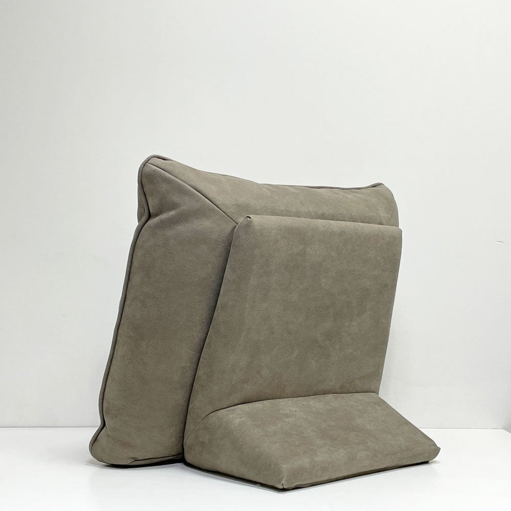 リラックスフォーム RELAX FORM アルフレード ALFREDO ソファ 背クッション 置き型クッション レザーテックス 関家具 ハイタイプ H52cm 展示品 ●