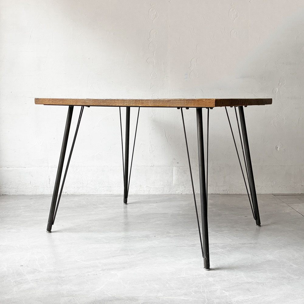 ノットアンティークス knot antiques クラッシュゲート CRASH GATE フランク3 FRANKⅢ ダイニングテーブル 作業台 W100 パイン材 無垢集成材 インダストリアル 関家具 ★