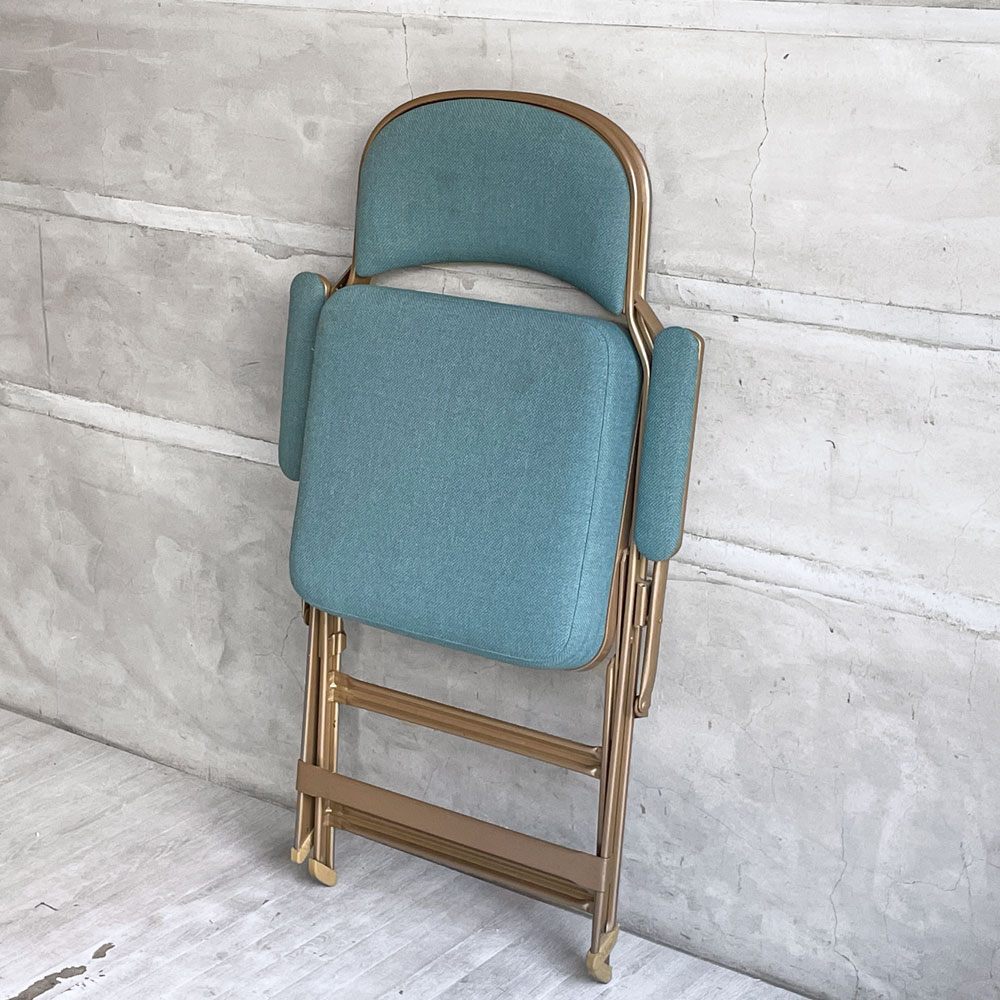 クラリン CLARIN フォールディングアームチェア FOLDING CHAIR WITH ARM フルクッション 折畳み US 米国 P.F.S.取扱 ♪
