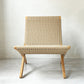 カールハンセン＆サン Carl Hansen & Son MG501 アウトドア キューバチェア Cuba Chair セサミ ラウンジチェア 折り畳み フォールディングチェア チーク材 フラットロープ モーテン・グットラー 北欧家具 デンマーク 美品 ★