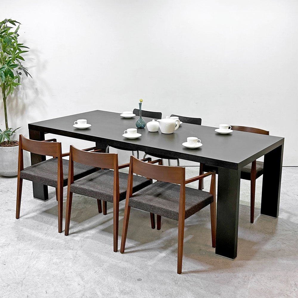 カッシーナ Cassina 363 M.I.R ミール ダイニングテーブル アッシュ材 ハンス・ウェッツスタイン Hannes Wettstein モダンデザイン W210cm ●