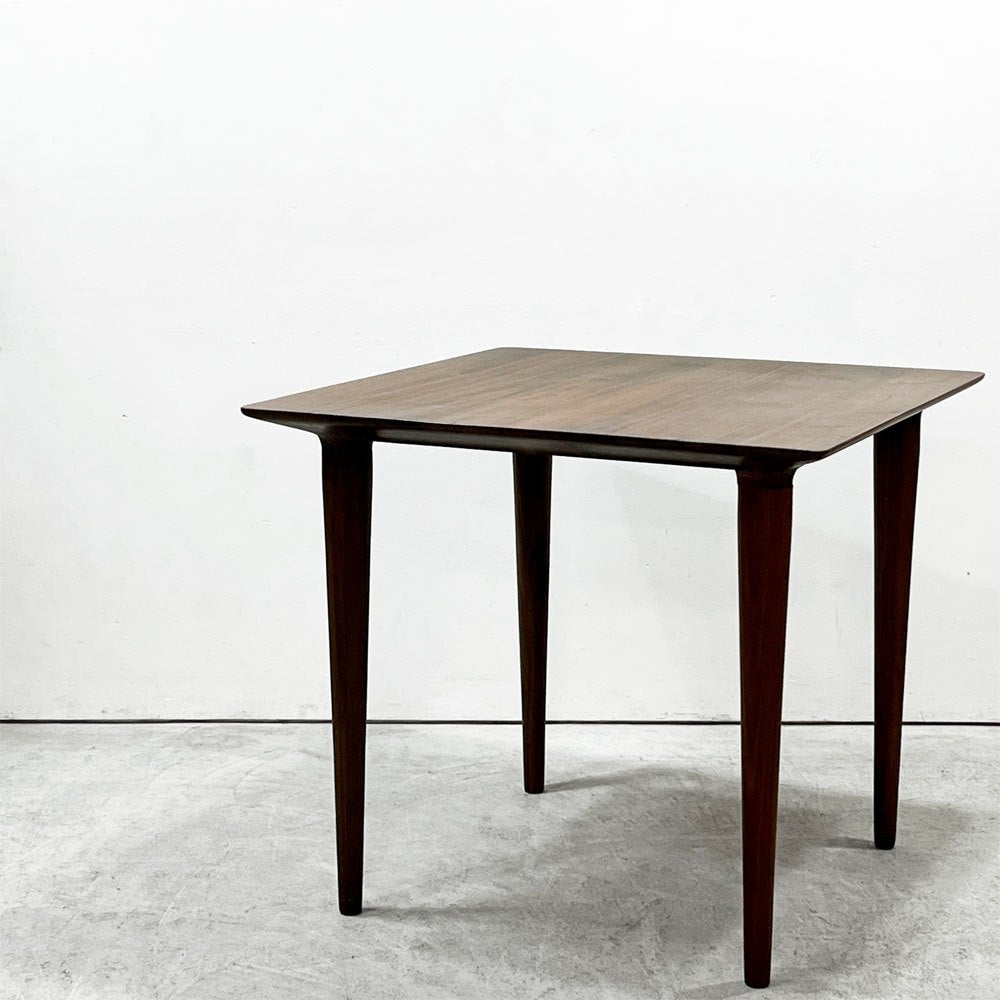 オーガニックモダニズム Organic Modernism フット Futto スクエアテーブル アメリカンウォールナット 船底エッジ ナチュラルモダン ●
