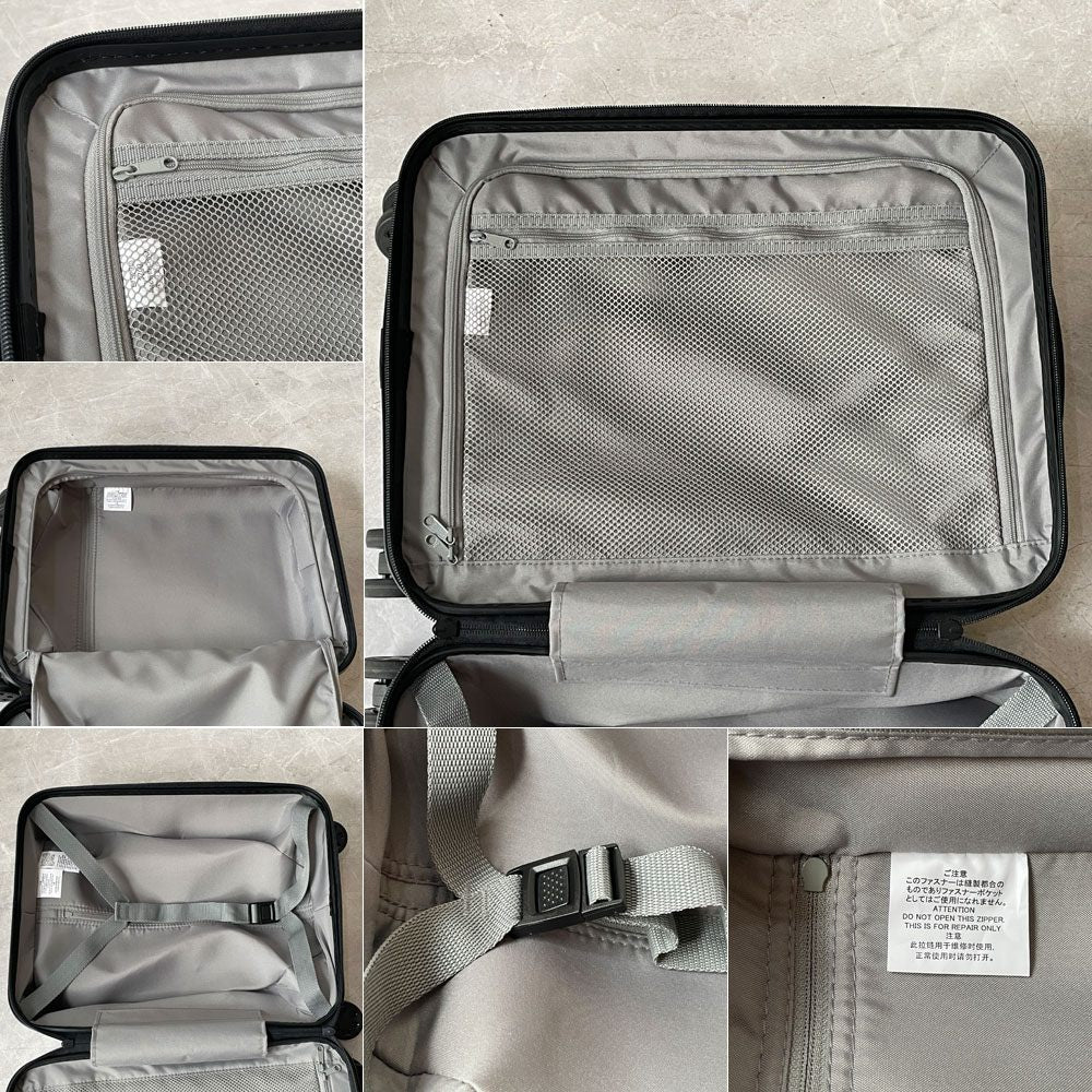 無印良品 MUJI ハードキャリーケース 20L ホワイト キャスターロック 機内持込可 鍵欠損 シンプルデザイン★