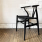 カールハンセン＆サン Carl Hansen & Son CH24 Low Yチェア オーク材 ブラックラッカー×ブラックペーパーコード ハンス・J・ウェグナー デンマーク 北欧家具  定価￥199,100- ◎