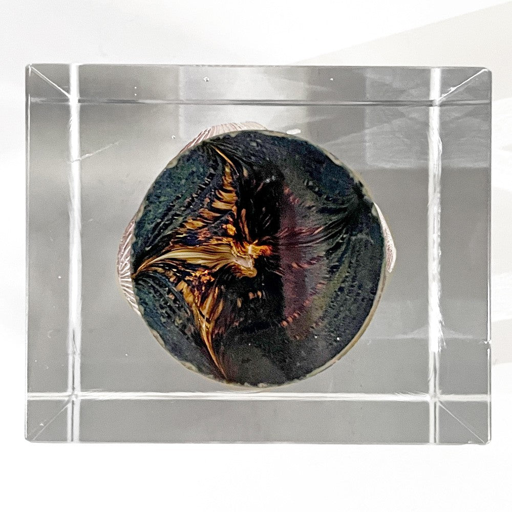 ヌータヤルヴィ Nuutajarvi イッタラ iittala アニュアルキューブ Annual Cube 1984 オイバ・トイッカ 741/2000 北欧雑貨 ビンテージ 希少 ■
