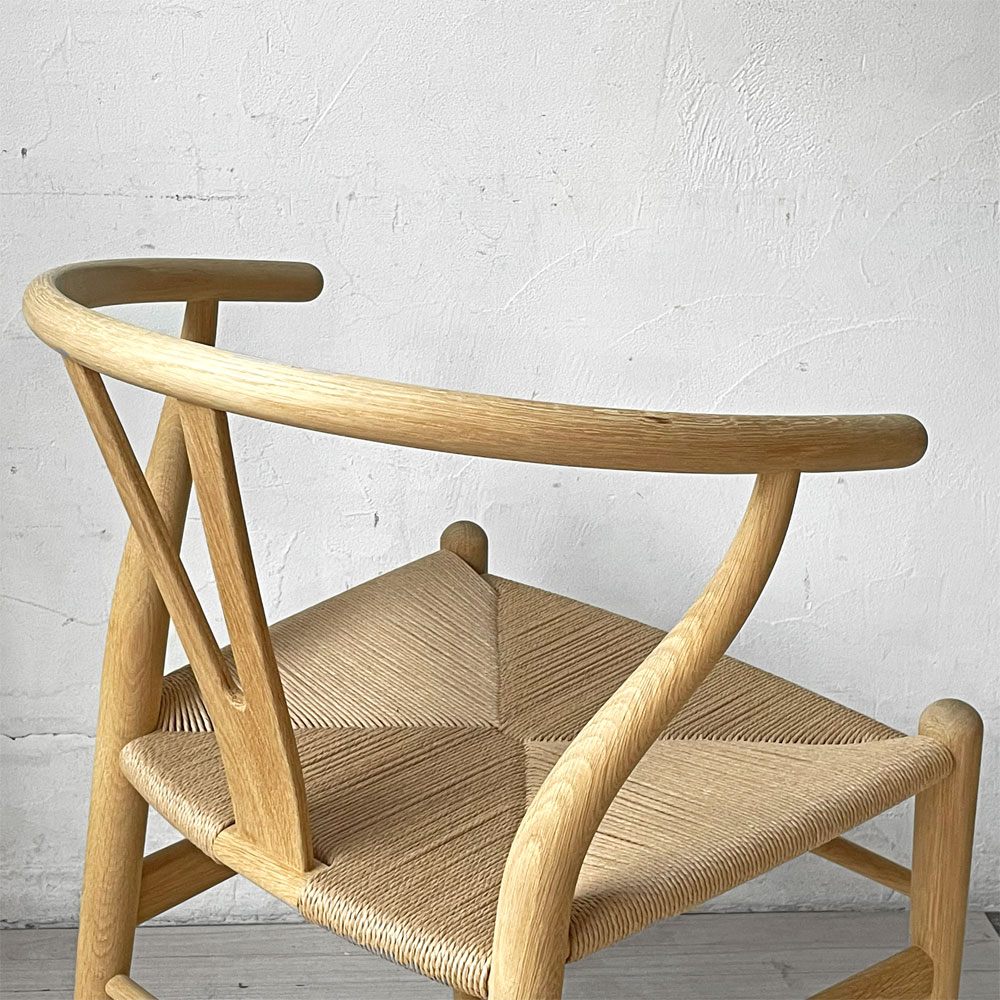 カールハンセン＆サン Carl Hansen & Son CH24 Yチェア オーク材 ソープフィニッシュ 座面張替済 ハンス・J・ウェグナー デンマーク 北欧家具 ★