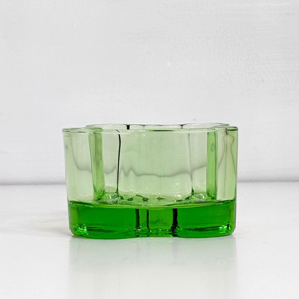 イッタラ iittala アルヴァ・アアルトコレクション Alvar Aalto キャンドルホルダー ウォーターグリーン H55mm 北欧雑貨 廃番 ●