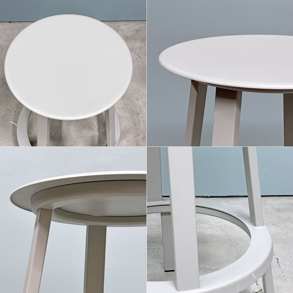ヘイ HAY リボルバー バースツール ロー REVOLVER BAR STOOL LOW H65cm スカイグレー 回転式座面 レオン・ランズメイヤー デンマーク B ◎
