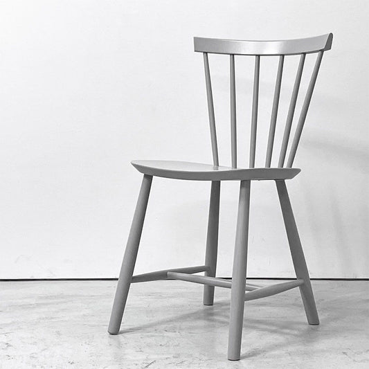 エフディービーモブラー FDB Mobler J46 ダイニングチェア スピンドルバック ウィンザーチェア ビーチ材 グレー ポール・M・ボルター Poul M. Volther 北欧 デンマーク 定価￥49,800- ●