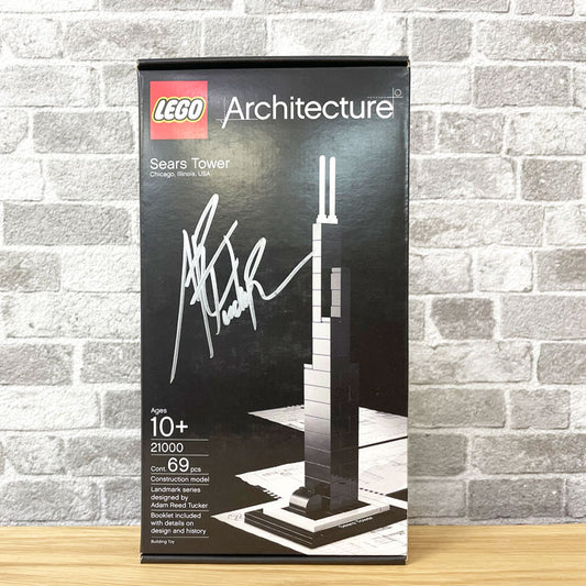 レゴ LEGO アーキテクチャー Architecture シアーズ・タワー Sears Tower 21000 ウィリス・タワー 箱付き 未開封品 サイン入り デンマーク ●