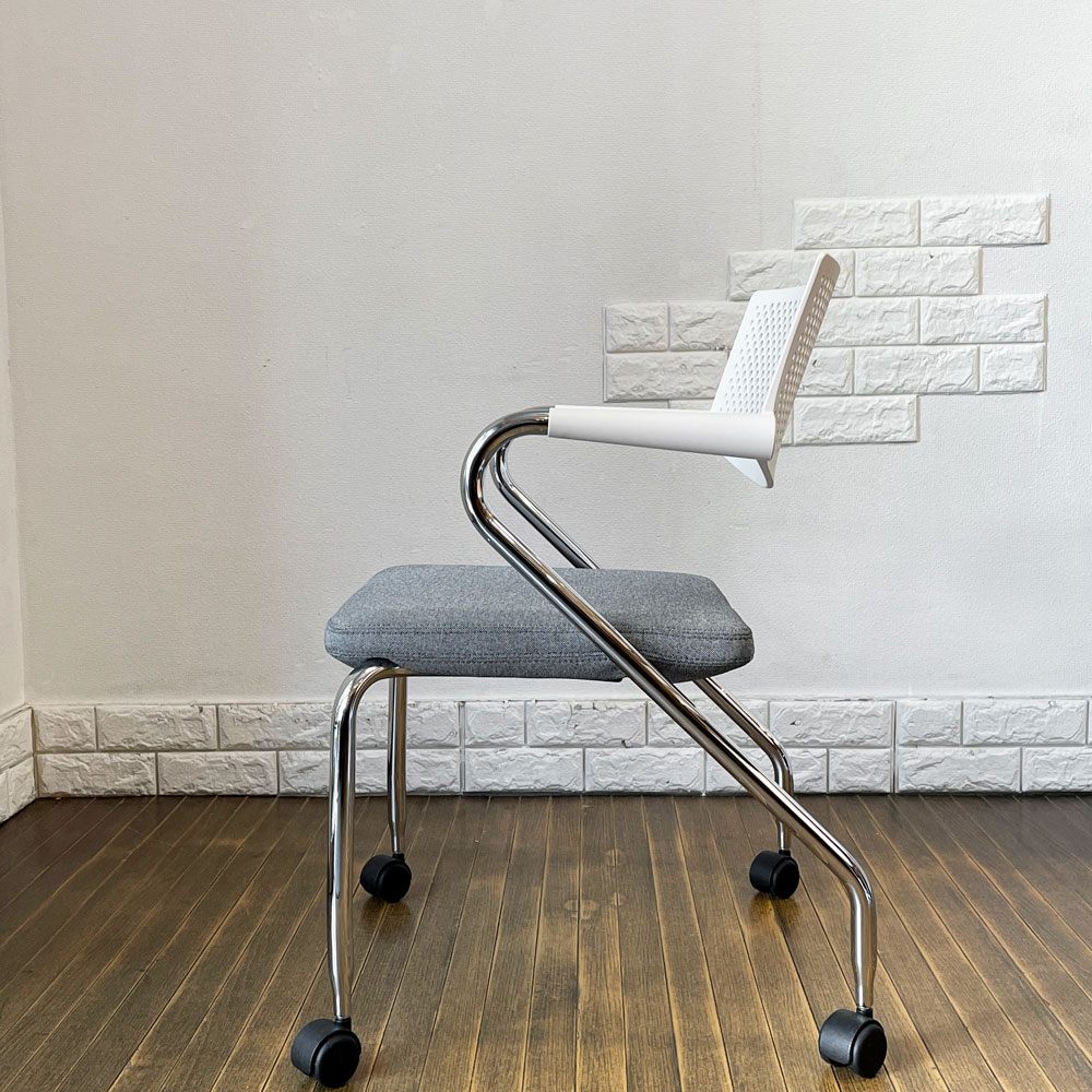ヴィトラ vitra ビザロール Visaroll デスクチェア ミーティングチェア キャスターベース スタッキング アントニオ・チッテリオ ◎
