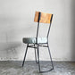 ディーボディ d-Bodhi カンパーニャ チェア デニム CAMPAGNA CHAIR ダイニングチェア チーク古材×アイアンレッグ インダストリアルデザイン B ■