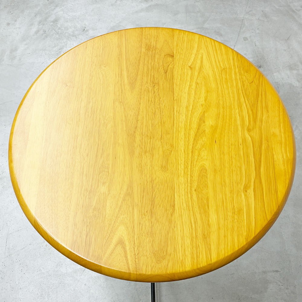弘益 KOEKI カフェテーブル ラウンドテーブル 木製天板 Φ60cm H70cm オフィス家具 店舗什器 ◎