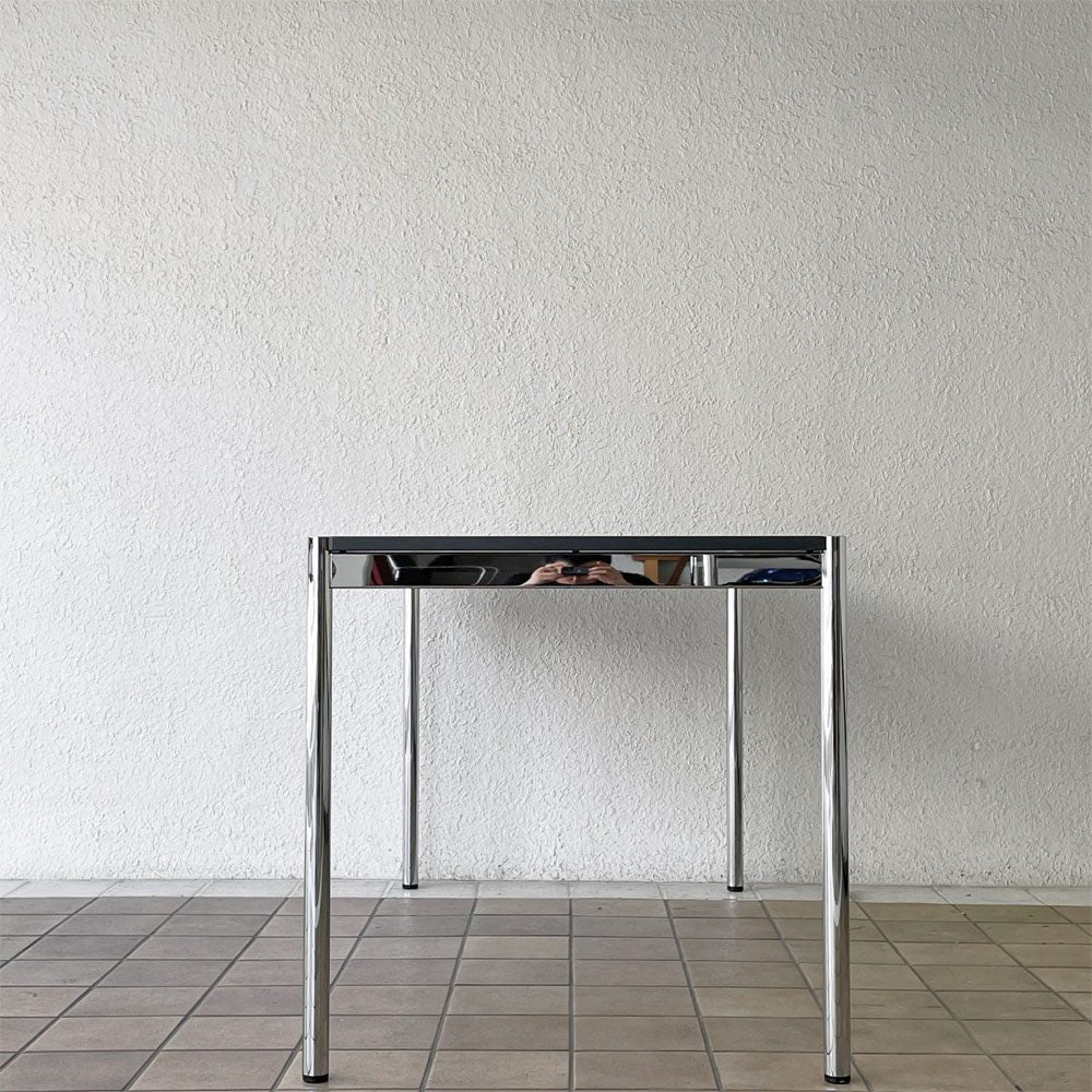USMモジュラーファニチャー USM Haller USMハラーテーブル ワーキングデスク ダイニングテーブル MDF ミッドグレー W150×D75×H74cm アジャスター ◇
