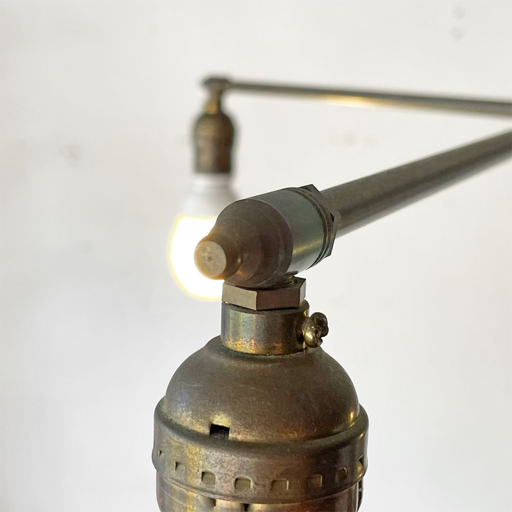 POINT NO.39 オリジナル 3バブルス ペンダントライト カスタムオーダー品 真鍮3灯照明 3bulbs brass ★