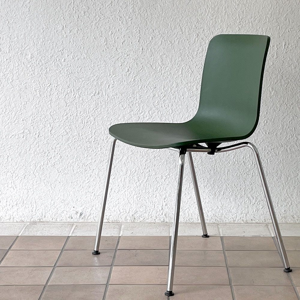 ヴィトラ vitra ハルチューブ HAL Tube サイドチェア ダイニングチェア スタッカブル グリーン ジャスパー・モリソン C ◇