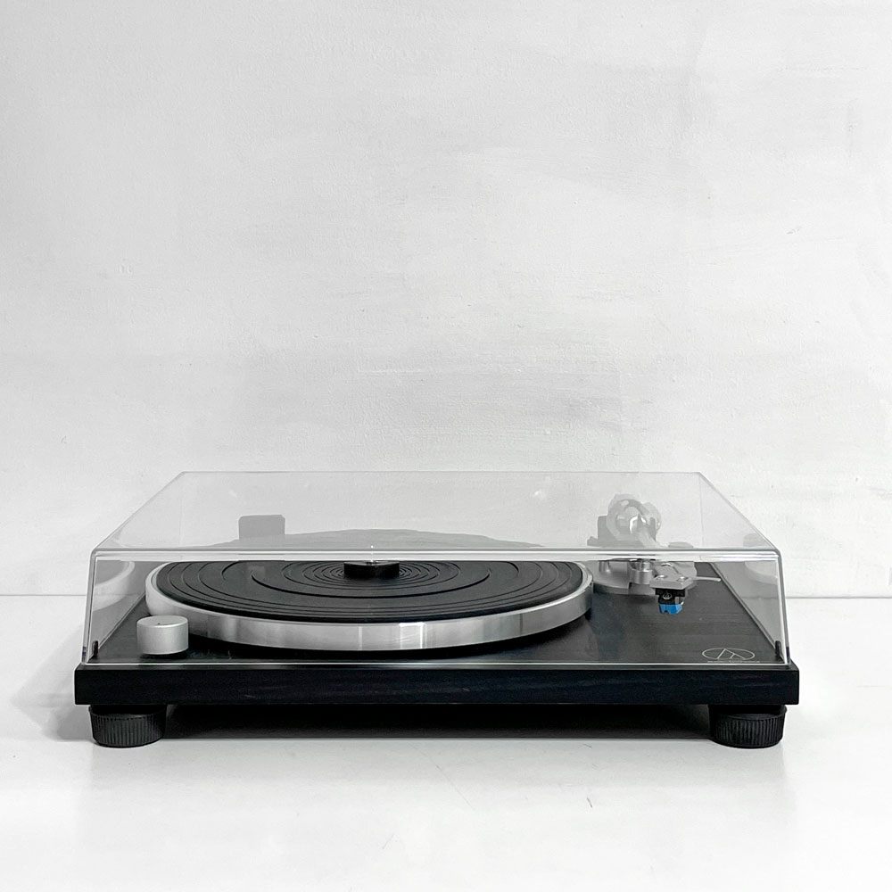 オーディオテクニカ audio-technica レコードプレーヤー AT-LPW30 ベルトドライブ ターンテーブル ブラック ウッド ●