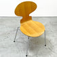 フリッツハンセン Fritz Hansen アントチェア 4本脚 ナチュラルビーチ ラッカー アルネ・ヤコブセン 北欧家具 L ●