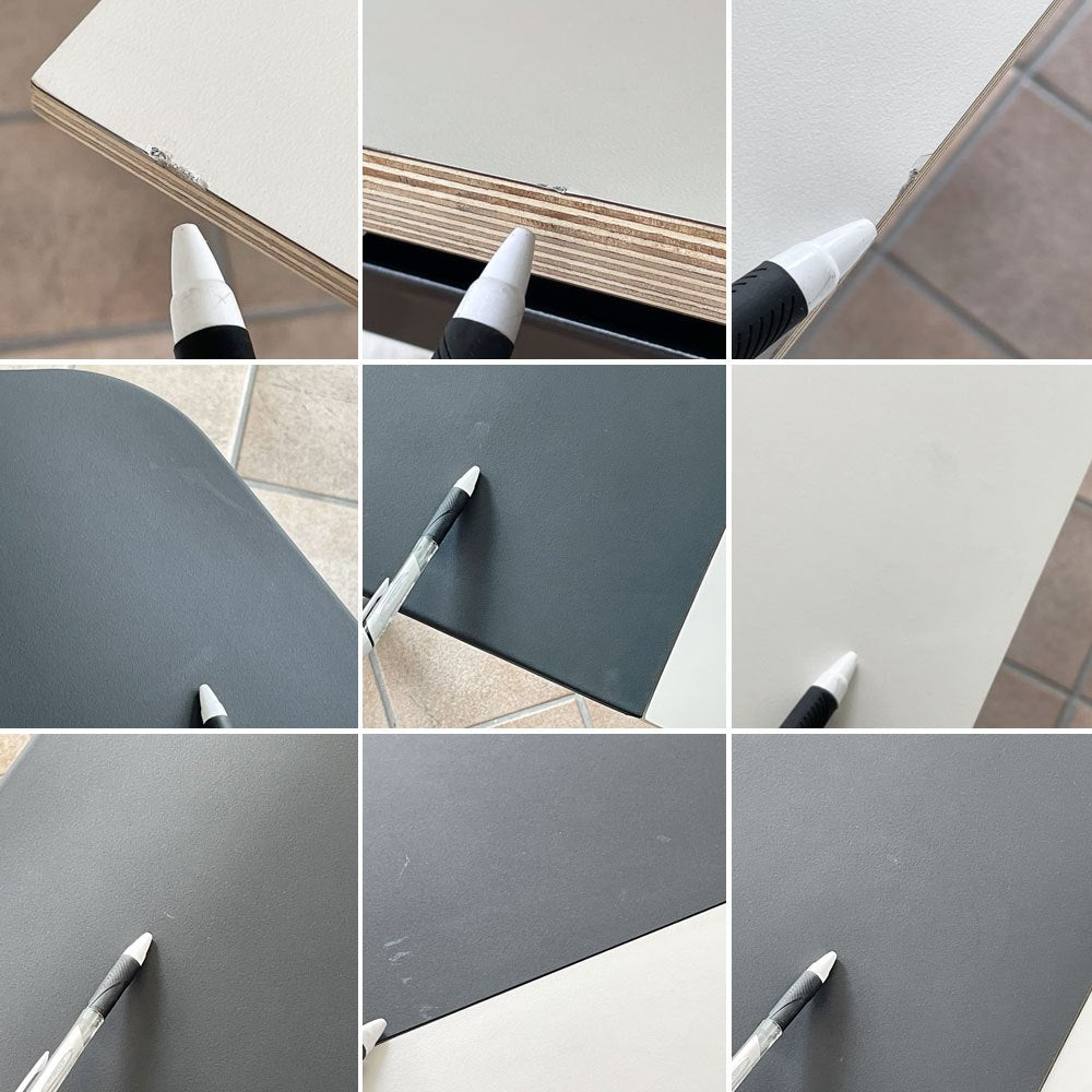 ハーマンミラー Herman Miller エンベロップデスク Envelop Desk スライド天板 & 高さ調節機能 ビル・スタンフ ジェフ・ウェバー モニターアーム パソコンデスク 取扱説明書・組み立て説明書付  ◇