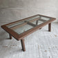 グラフ graf ナラティヴ Narrative サブロク 3/6 コーヒーテーブル ワイド Coffee Table Wide w120cm ブラウン ガラス天板 ローテーブル シナ材 定価¥176,000- ♪