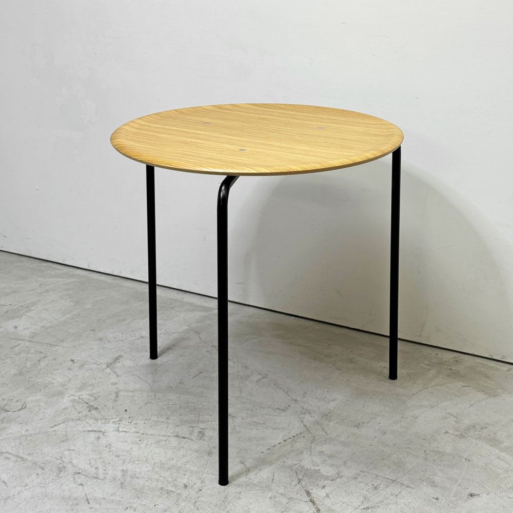 エンゲルブレヒト Engelbrechts ケヴィ KEVI 2010 ダイニングテーブル オーク材 プライウッド カフェテーブル 70cm 3本脚 ヨルゲン・ラスムッセン デンマーク 未使用品 B ●