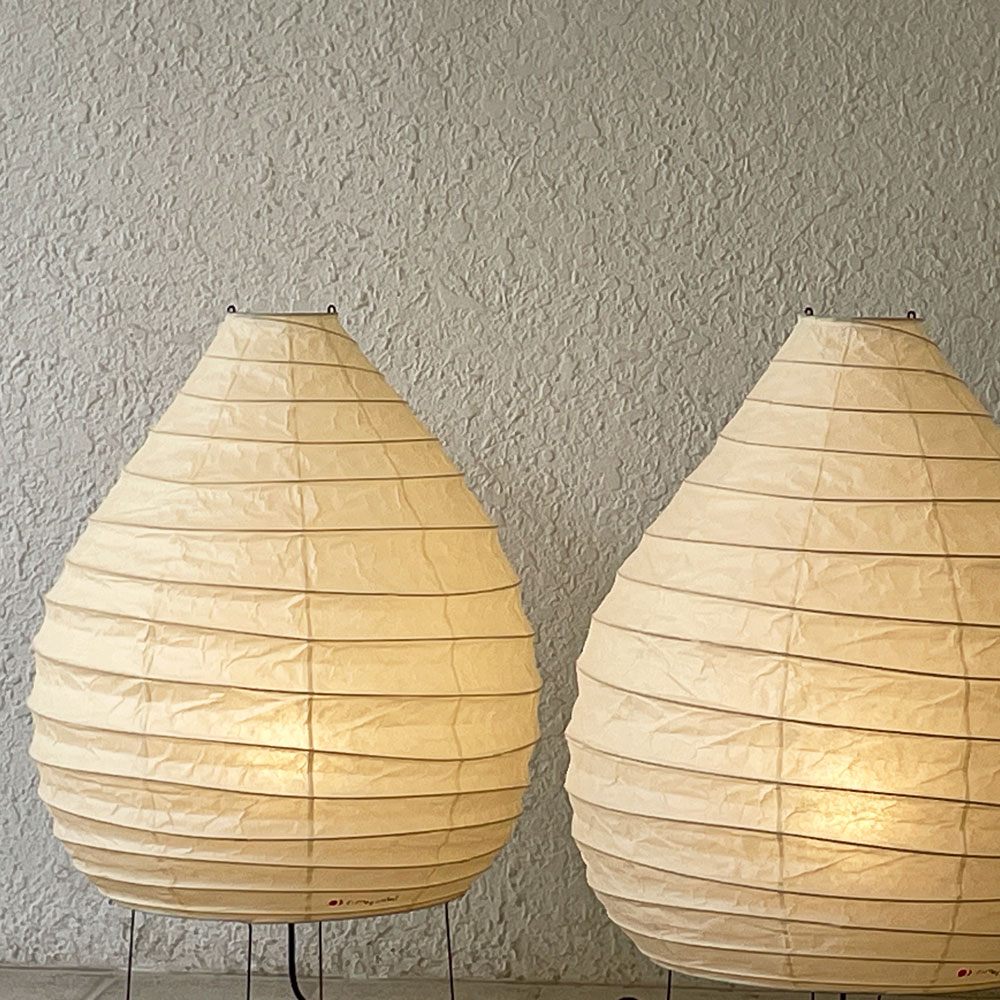 アカリ AKARI 22N スタンドライト フロアライト イサムノグチ Isamu Noguchi 中間スイッチ オゼキ 名作照明 美品 B ◇