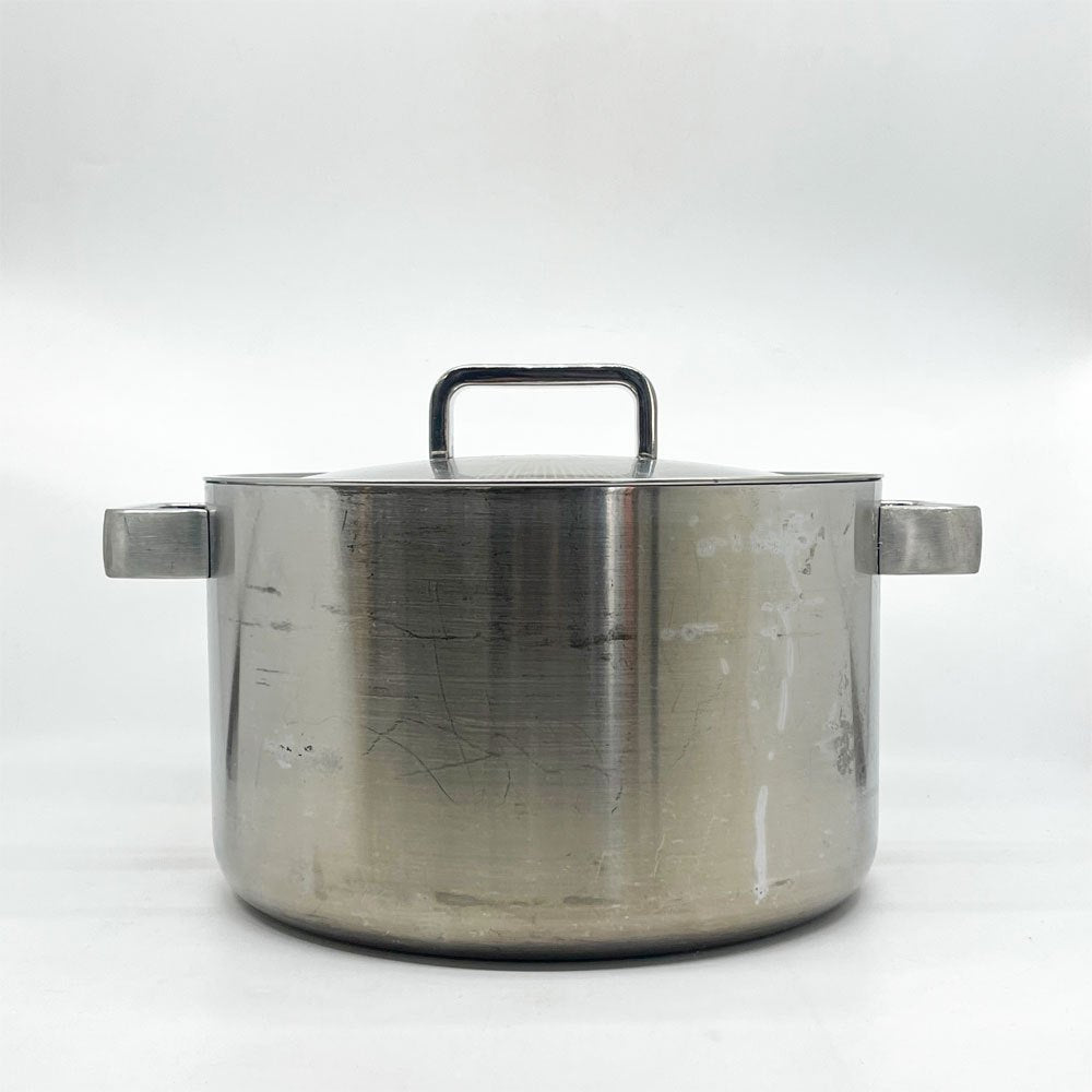 ハックマン Hackman ツールズ Tools キャセロール ステンレス 両手鍋 蓋付き 三層構造 BJORN DAHLSTROM フィンランド 26cm 8.0L ●