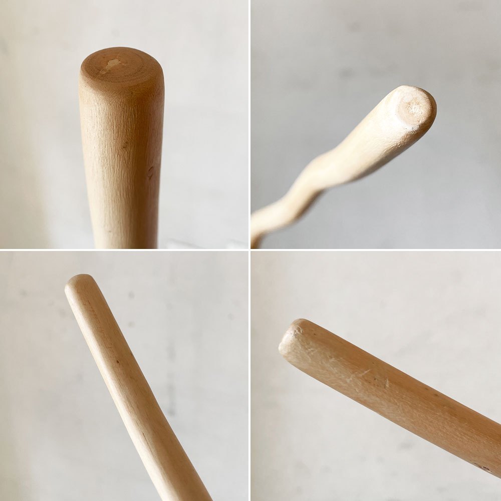 イデー IDEE ウッデンコートツリー Wooden Coat Tree コートスタンド コートハンガー タマリン材×マクタン石 H183cm 定価￥33,000- ◎