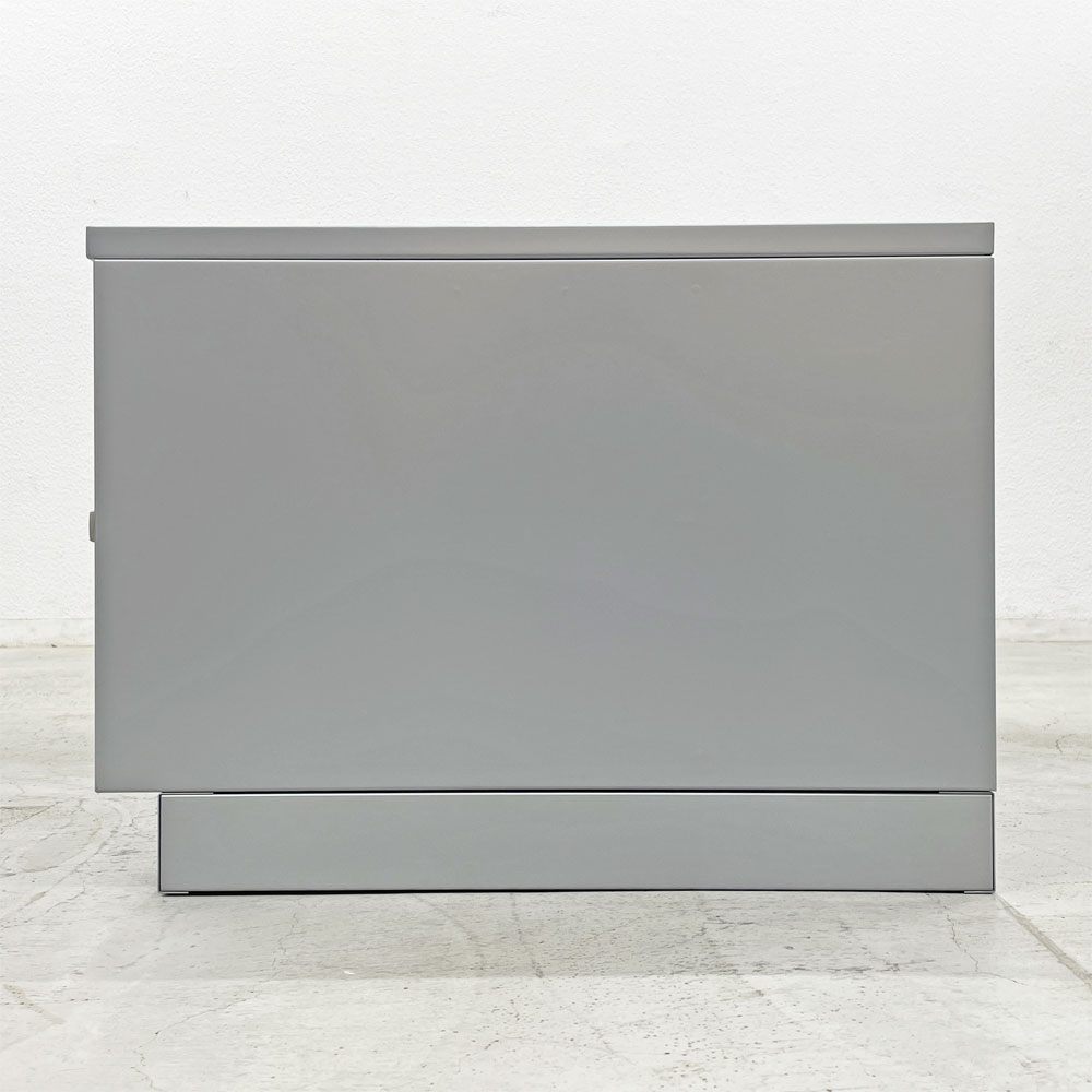 ビスレー BISLEY FCB43 A1サイズ マップケース 引き出し5段 鍵付き シルバー キャビネット ポスター 図面 画材 絵画保管 イギリス 定価約275,000円 〓