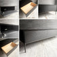 タイムアンドスタイル TIME＆STYLE スタンダードコンポジションキャビネット Standard composition cabinet C-612 TVキャビネット AVボード オーク材 真鍮脚 黒染め 定価￥924,000-