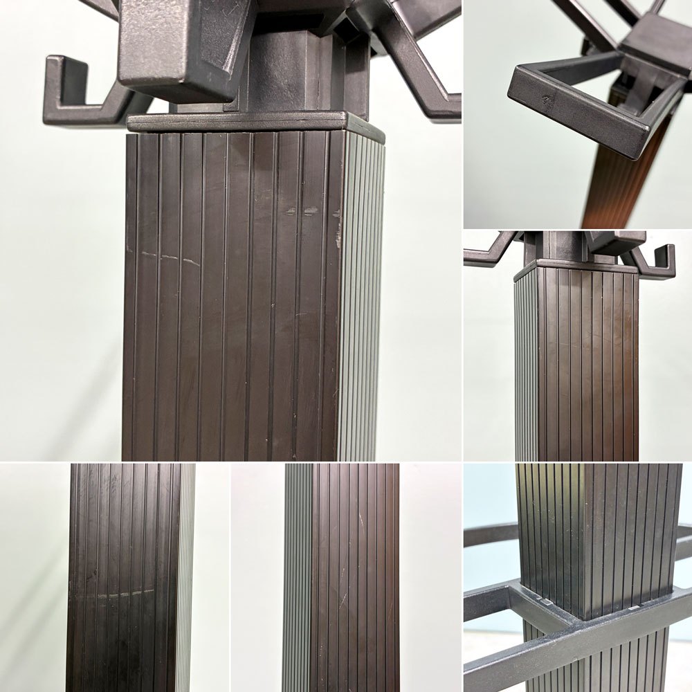 カルテル Kartell セグメンティ SEGMENTI 5160 コートハンガー ブラック ミケーレ・デ・ルッキ Michele De Lucchi イタリア 廃番 ◎