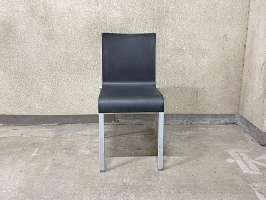 ヴィトラ vitra. ゼロスリー .03 ダイニングチェア スタッキングチェア B ベーシックダーク Maarten Van Severen 定価70,400円程 〓