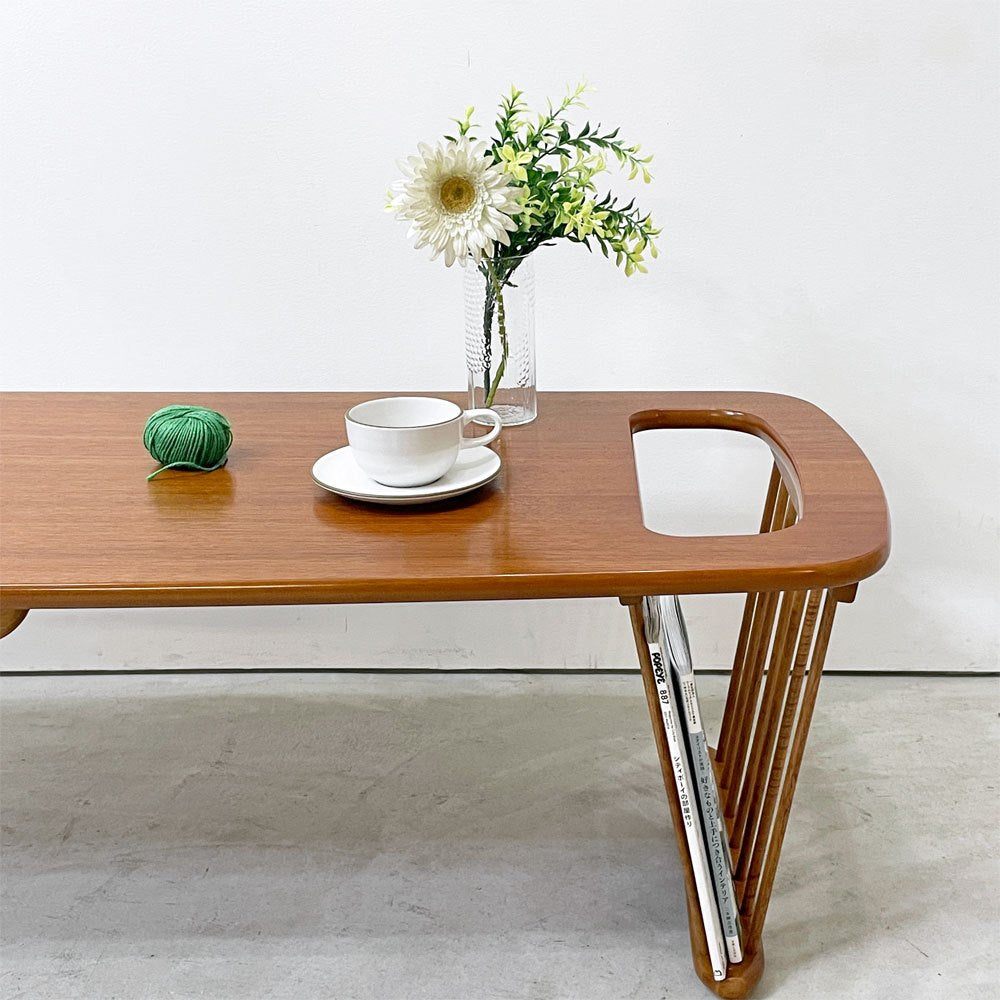 アクメファニチャー ACME Furniture デルマー DELMAR コーヒーテーブル ローテーブル マガジンラック ミッドセンチュリー 廃番 ●