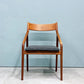 宮崎椅子製作所 ペペチェア PEPE side chair 背無垢タイプ ウォールナット ファブリックシート グレー系 フィンガージョイント 村澤一晃 ◎