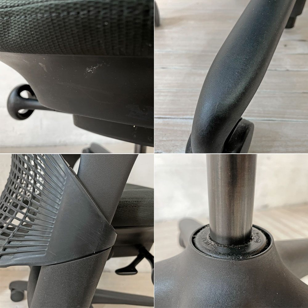 ハーマンミラー Herman Miller セイルチェア SAYL Chair デスクチェア 旧モデル イヴ・ベアール ブラック 2013年製 モダンデザイン ★
